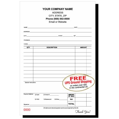 receipt template