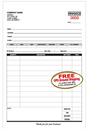 invoice template