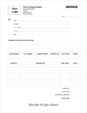 invoice template