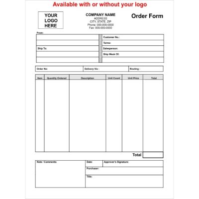 order form template