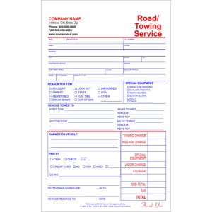 towing template