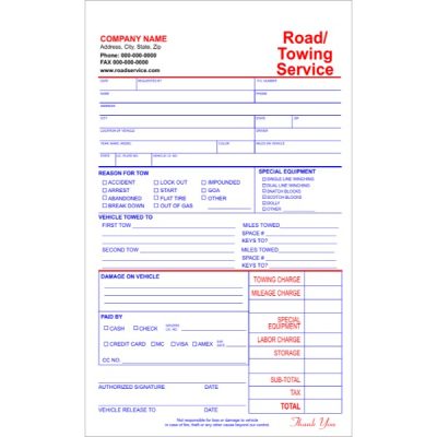 towing template